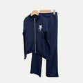 Girls Navy Ballet Set(op200-B3-Back&Chest/Navy)