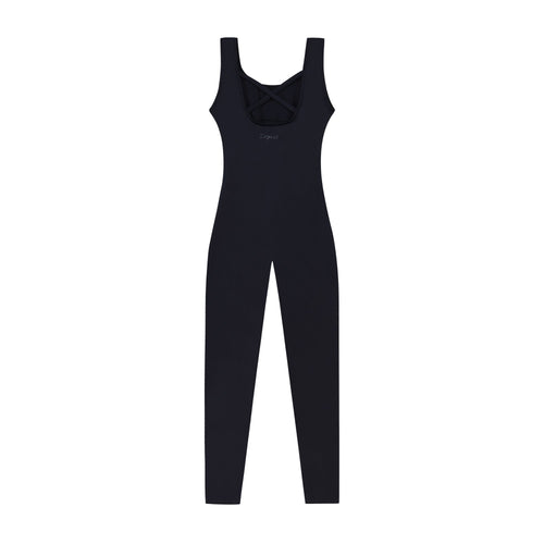 Girls Black Ballet Jumpsuit