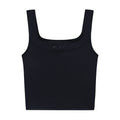 Girls Black Logo Vest
