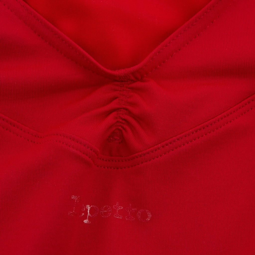 Girls Red Ballet Onesies