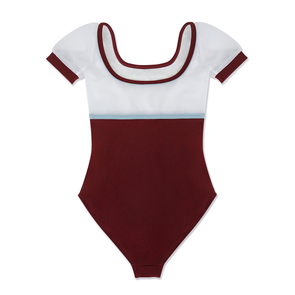 Girls Bordeaux  Ballet Onesies