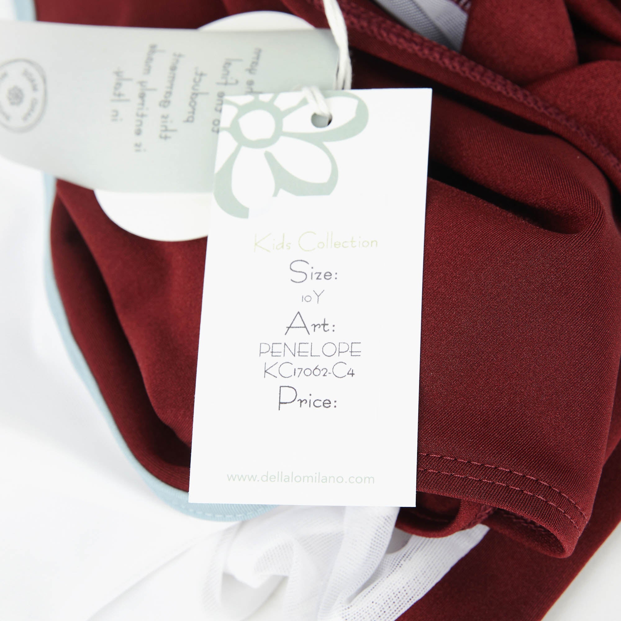 Girls Bordeaux  Ballet Onesies
