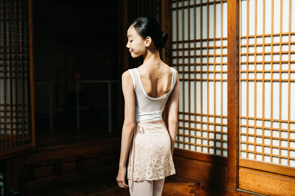 Girls White Ballet Onesies
