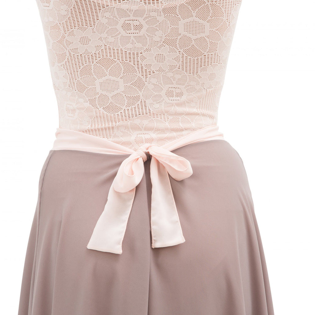 Girls Light Pink Lace Ballet Top