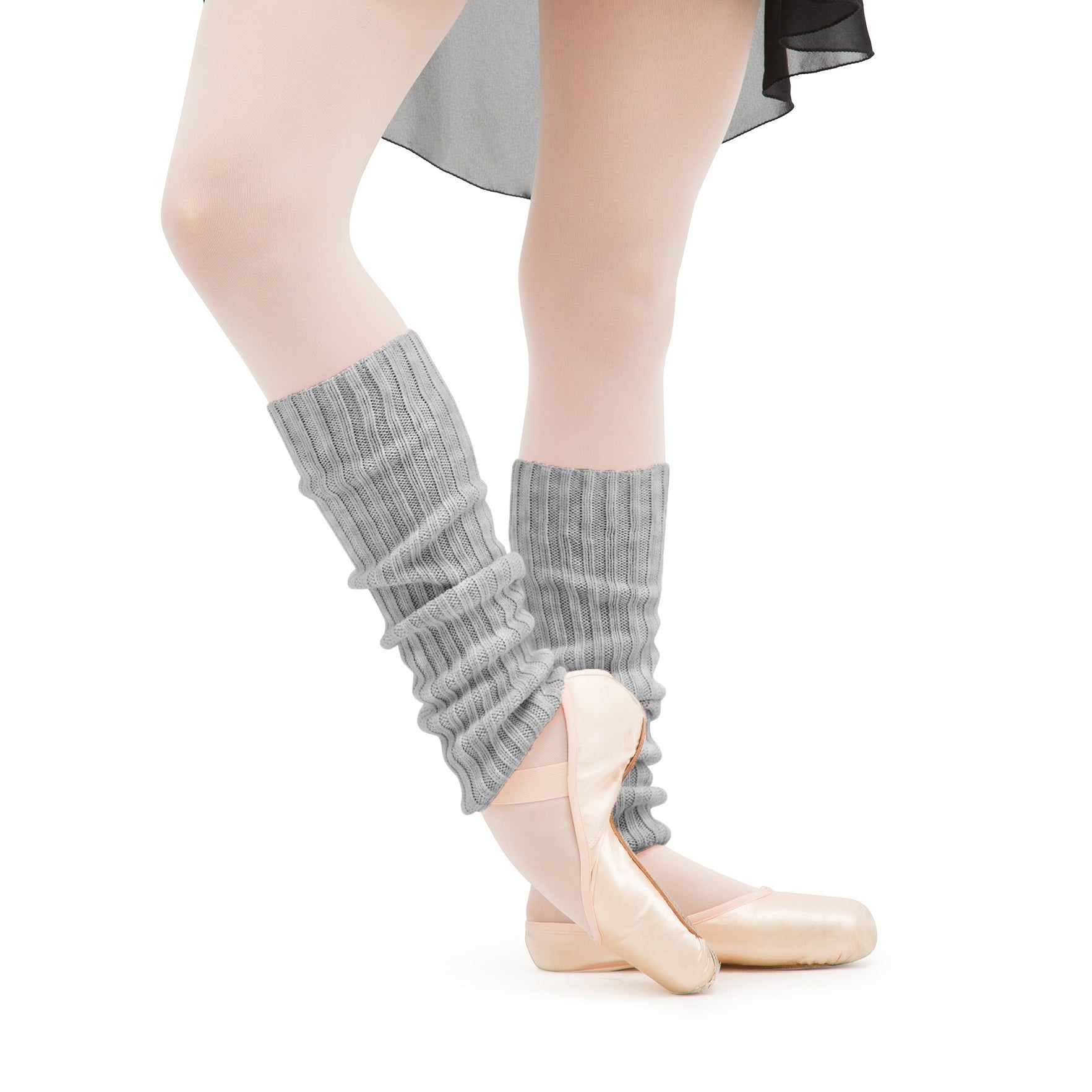 Girls Grey Ballet Puttees