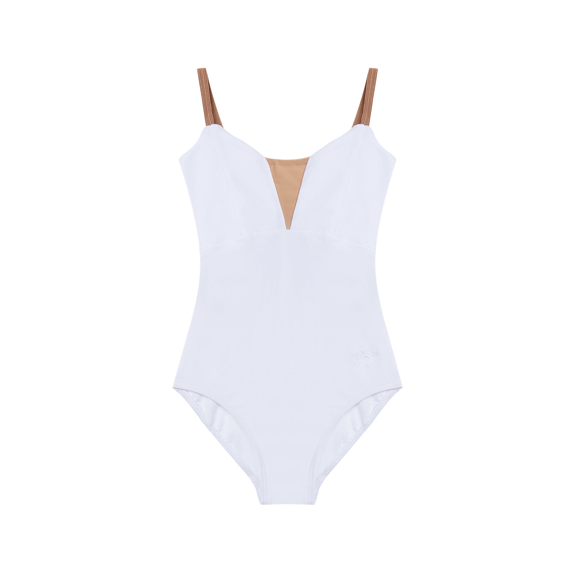 Girls White Ballet Onesies(DAD1930MP/white)