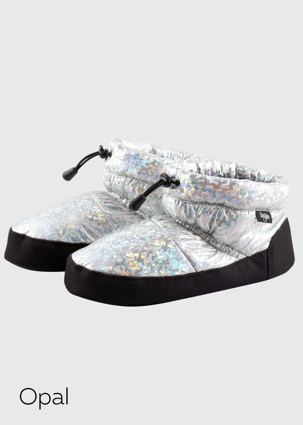 Girls Grey Ballet Warm Shoes