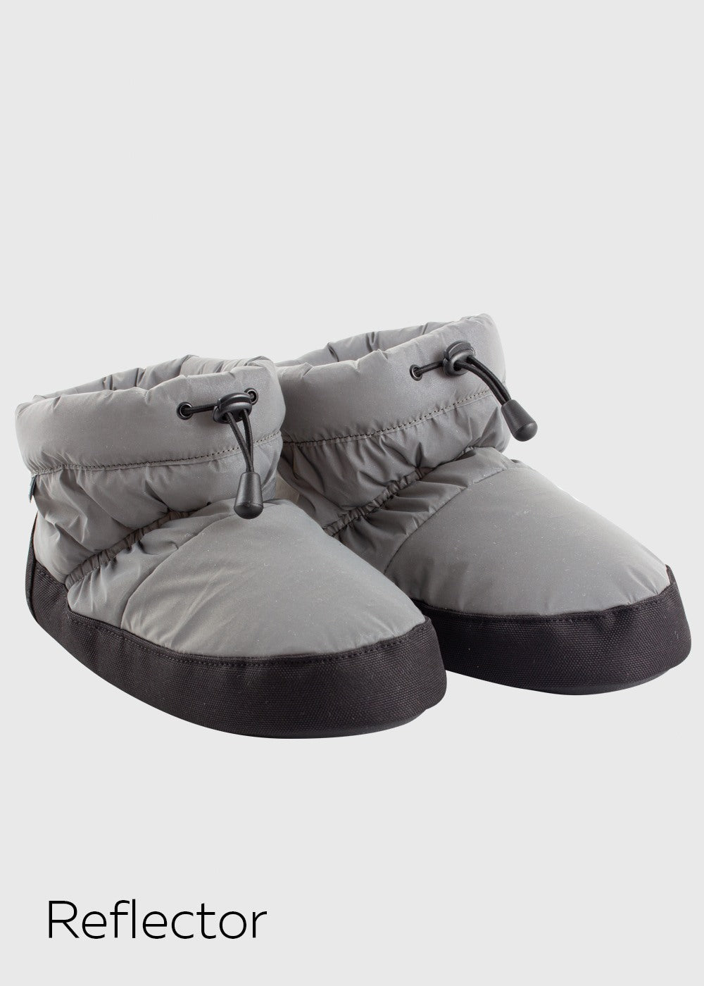 Girls Grey Ballet Warm Shoes