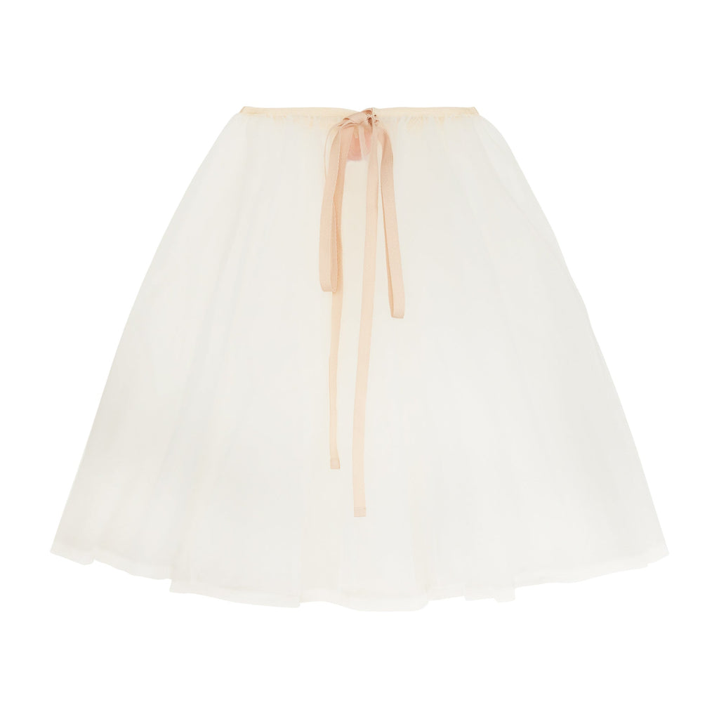 Women White Ballet Skirt(75 cm)