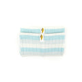 Adult Light Blue Stripes Ballet Warm Up Socks