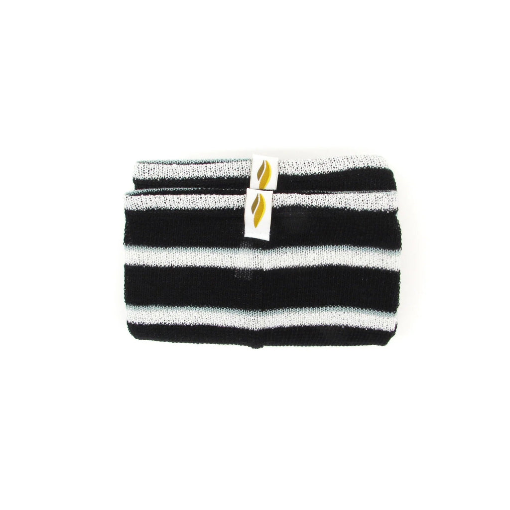 Adult Black Stripes Ballet Warm Up Socks