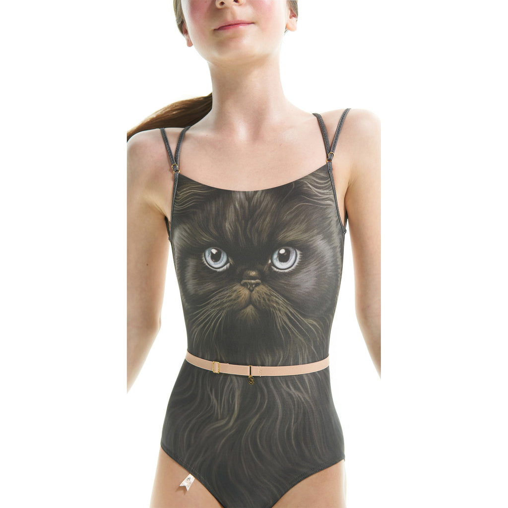Girls Black Cat Ballet Onesies(J231LE33VL/murk)
