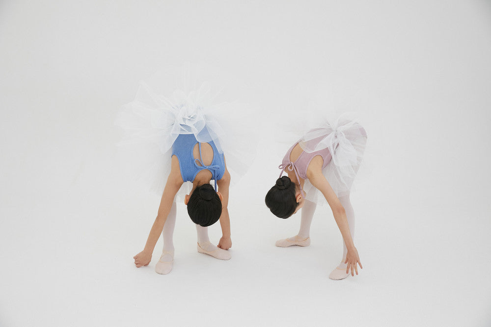 Girls Blue Ballet Onesies