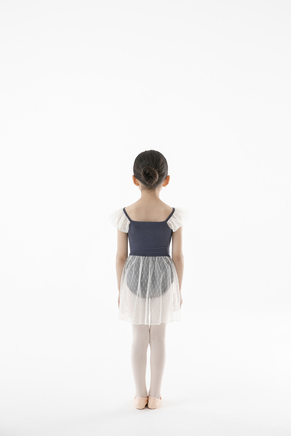 Girls Navy Ballet Onesies Set