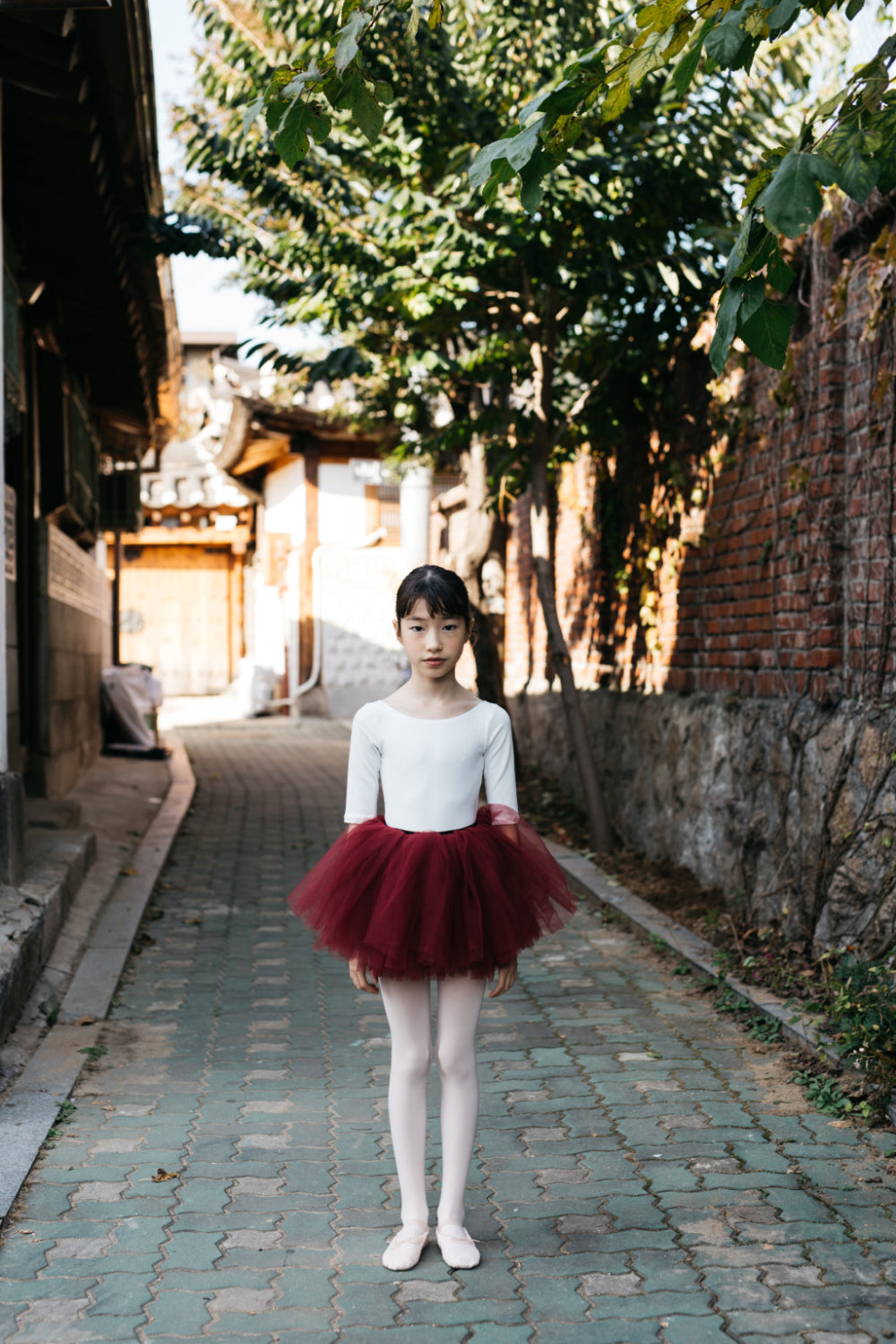 Girls Red Wine Ballet TuTu Skirts