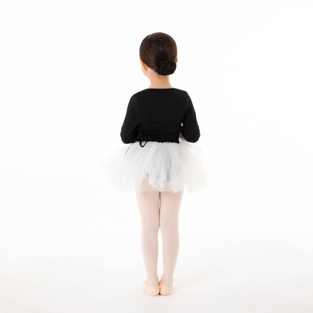 Girls Black Ballet Cardigan