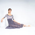 Women Grey"AFRODITE"Ballet Onesies(CD25104-1/L44+L09+TRD44)