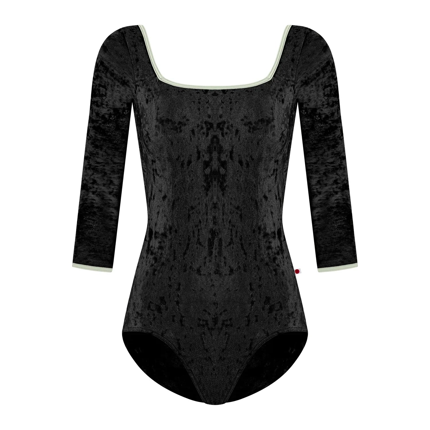 Women Black "Marieke/CV-Black/T-Pistachio/3Q Sleeves" Ballet Onesies