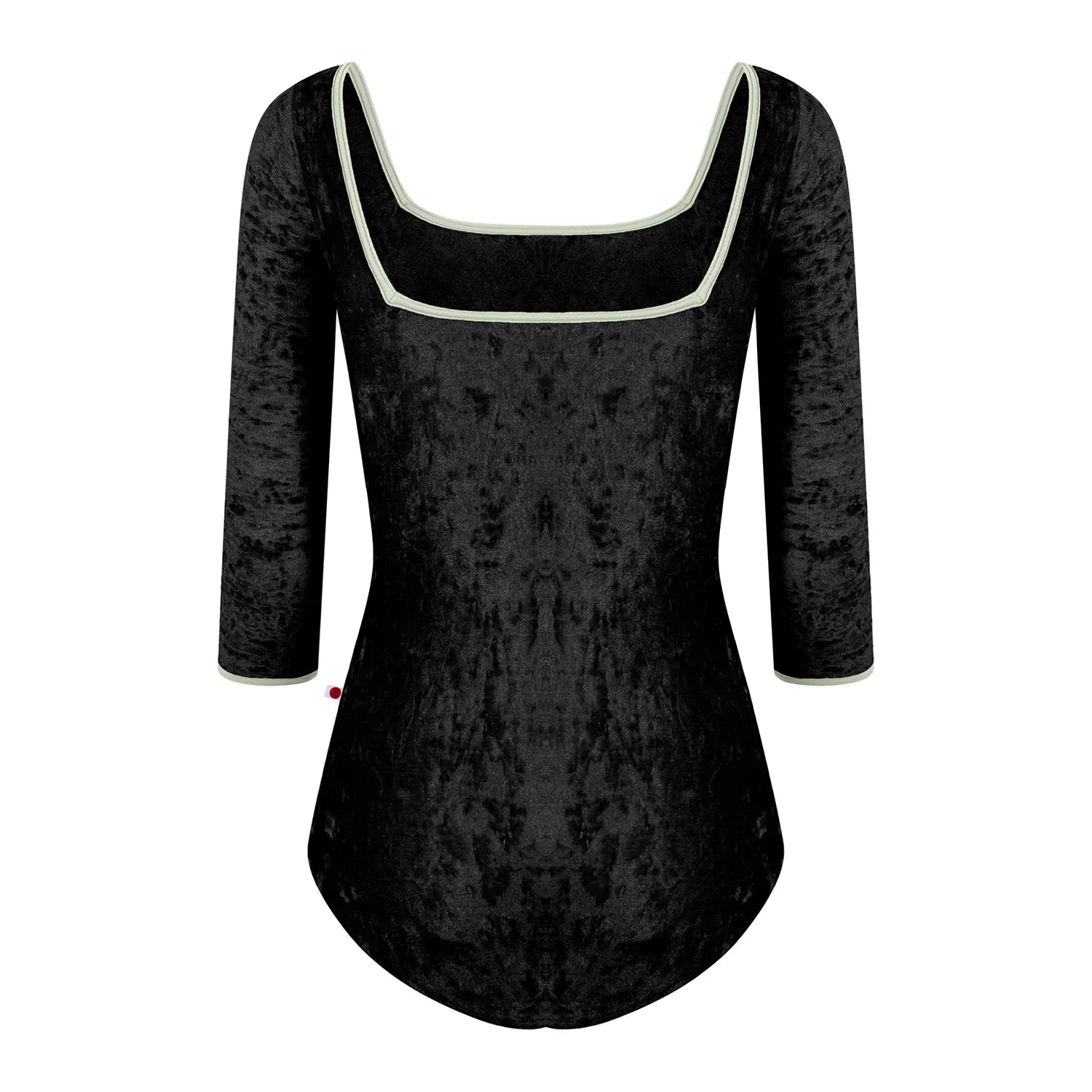 Women Black "Marieke/CV-Black/T-Pistachio/3Q Sleeves" Ballet Onesies