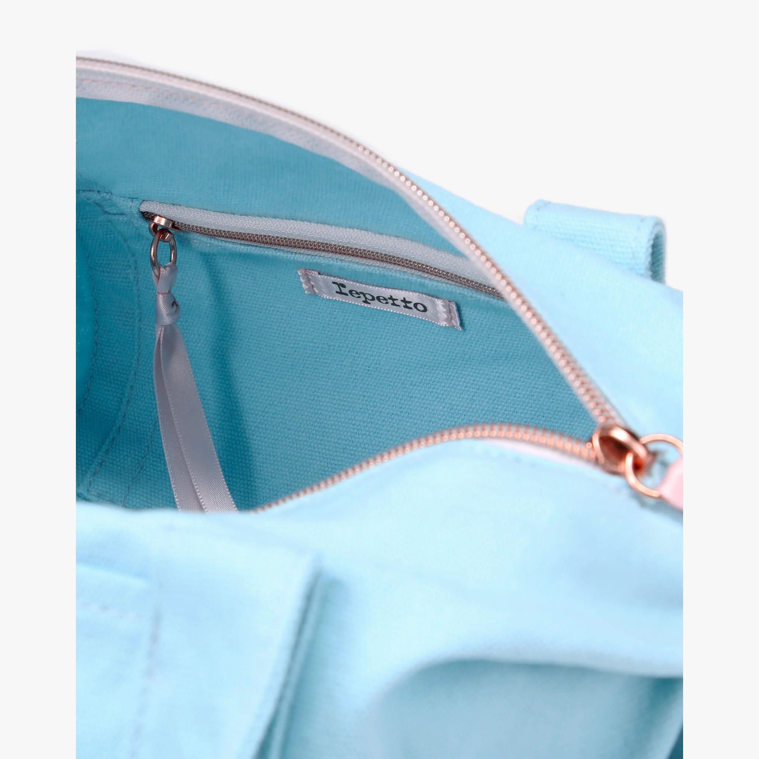 Girls Light Blue Ballet Bag(H 17 x W 25 x D 18 cm)