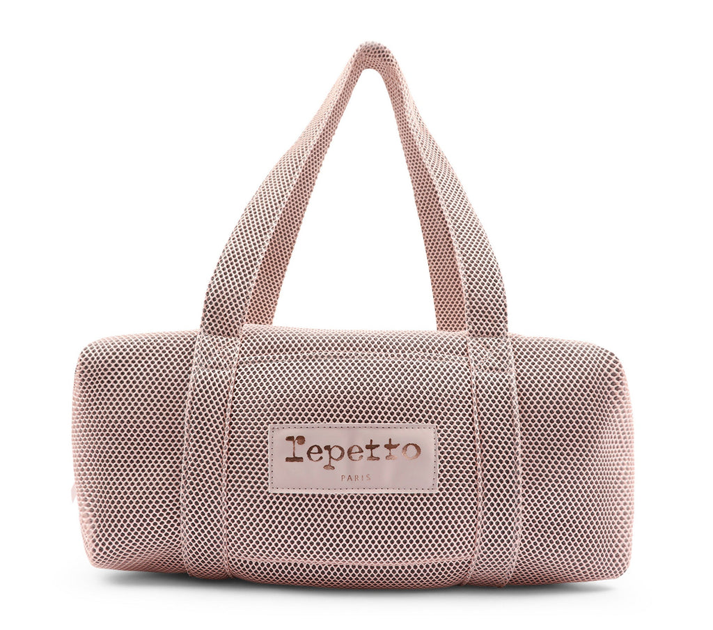 Girls Pink Mesh Duffle Bag