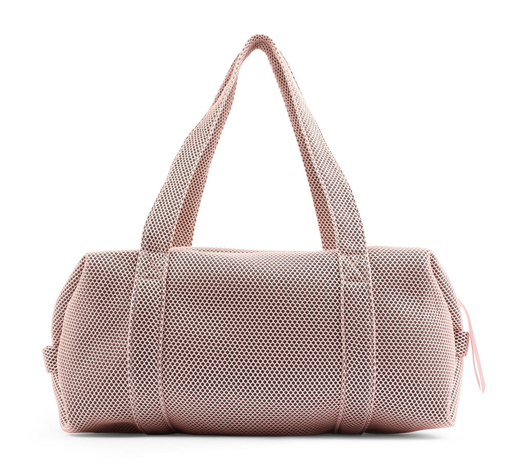 Girls Pink Mesh Duffle Bag