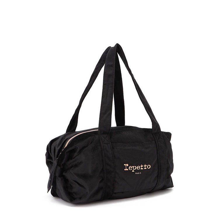 Girls Black Logo Ballet Bag(Size M）