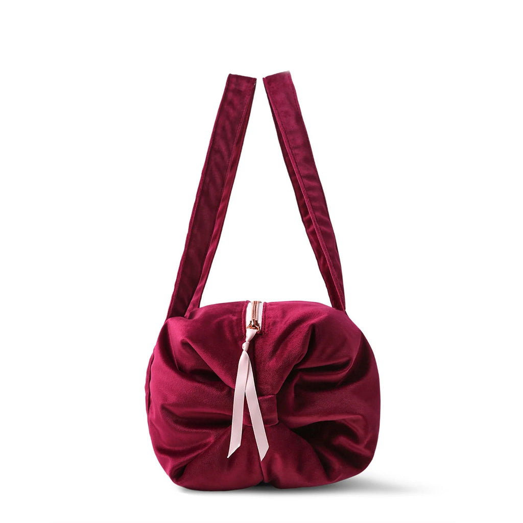 Girls Dark Red Logo Ballet Bag(Size M)