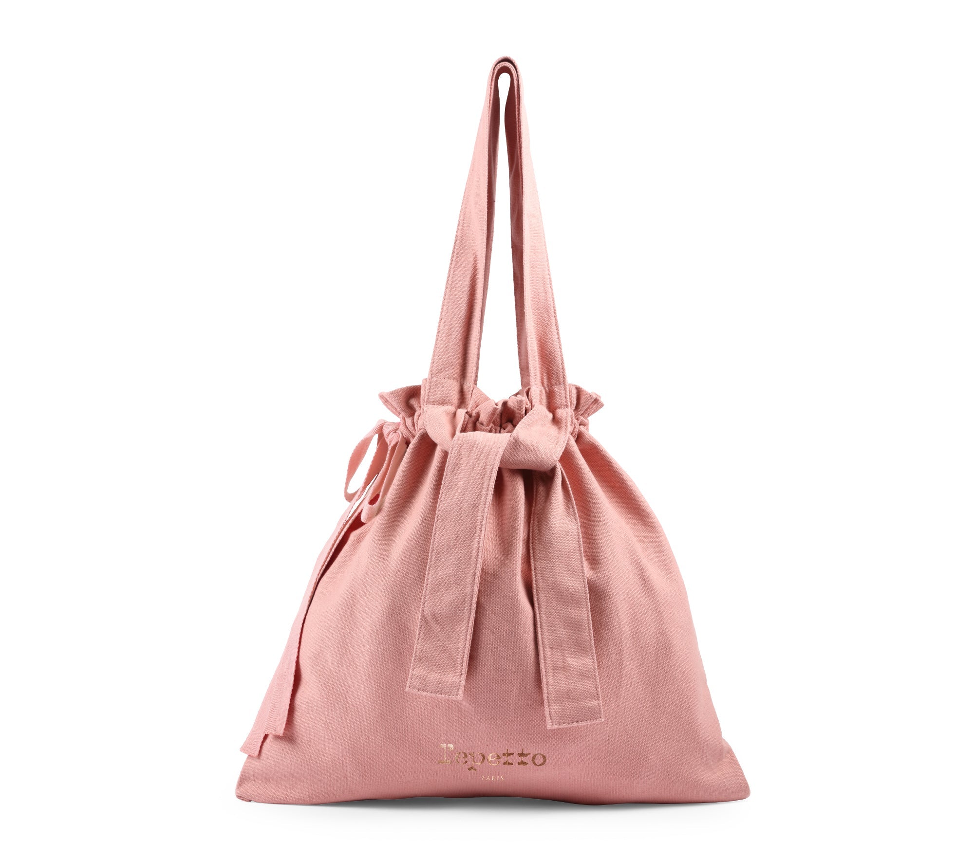 Girls Pink Tote Bag With Knots