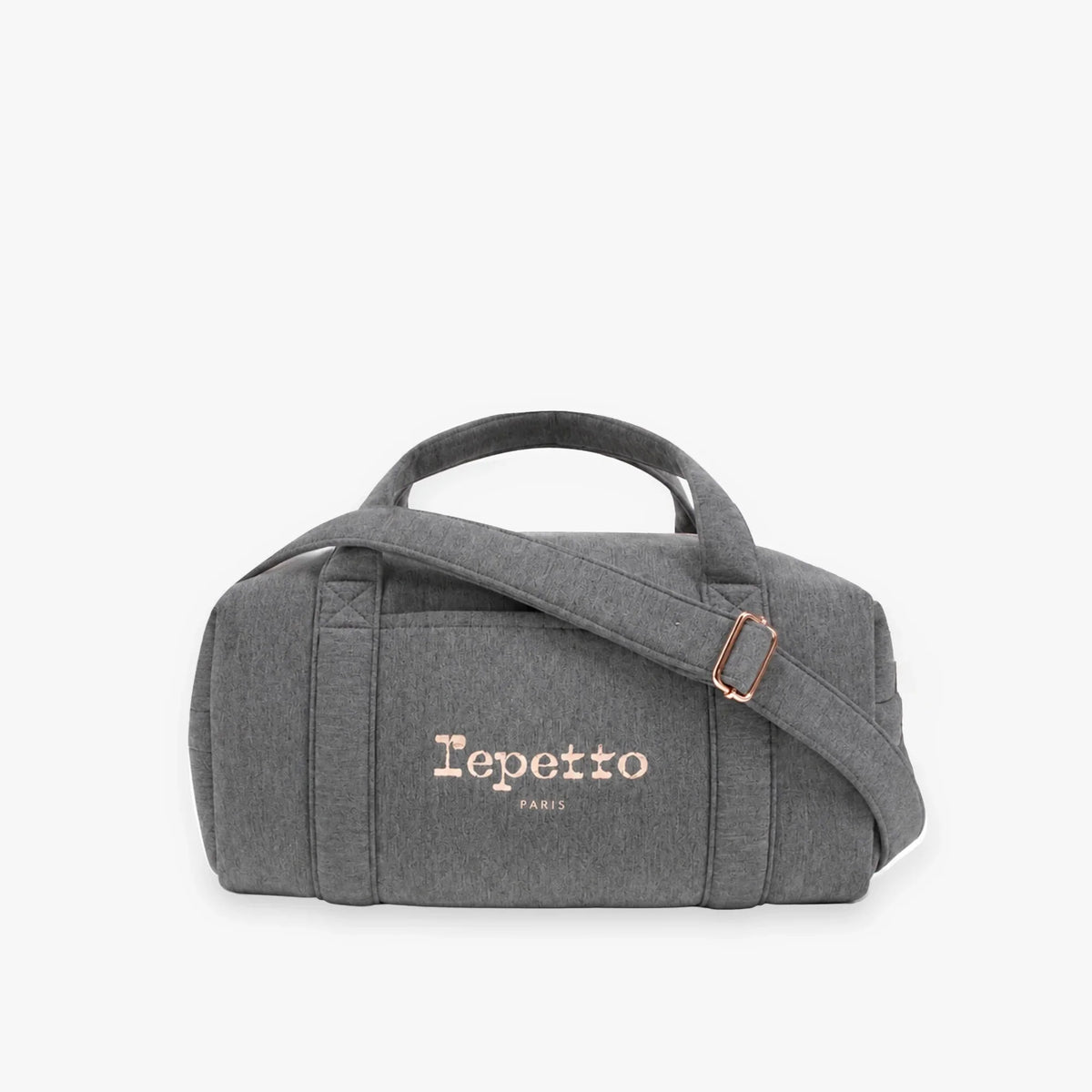 Grey Medium Duffle Bag(H18 cm x W35 cm x D22 cm)