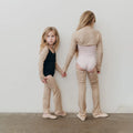 Girls Oatmeal Ballet Leg Warmers(Biscotti - KIDS leg warmers)
