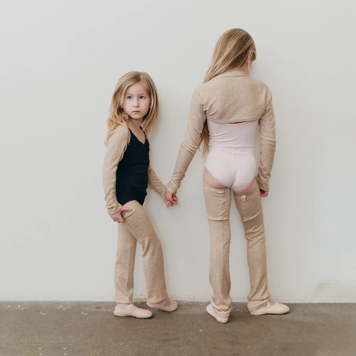 Girls Oatmeal Ballet Leg Warmers(Biscotti - KIDS leg warmers)