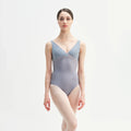 Girls Misty Blue "MEDEA" Ballet Onesies(KC17019-C5/L43+TP17+L09 - VAPORE)