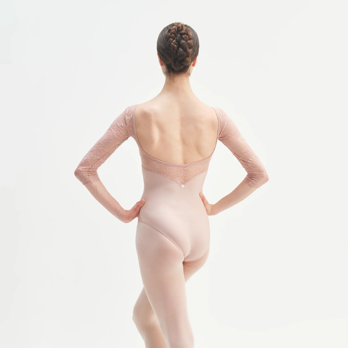 Women Light Pink "MAIA" Ballet Onesies(CD14036-C2/L09+L17+PD09 ROSE)