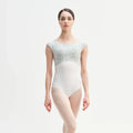 Women White "MINERVA" Ballet Onesies(CD14060-C1/L01+L09+ PD01 SILK)