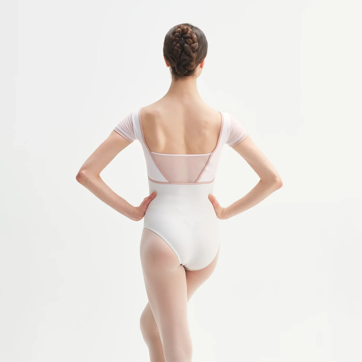 Women White "PENELOPE" Ballet Onesies(CD14123-C1/L01+TP03+(Fod.TP03)+L09 SILK)