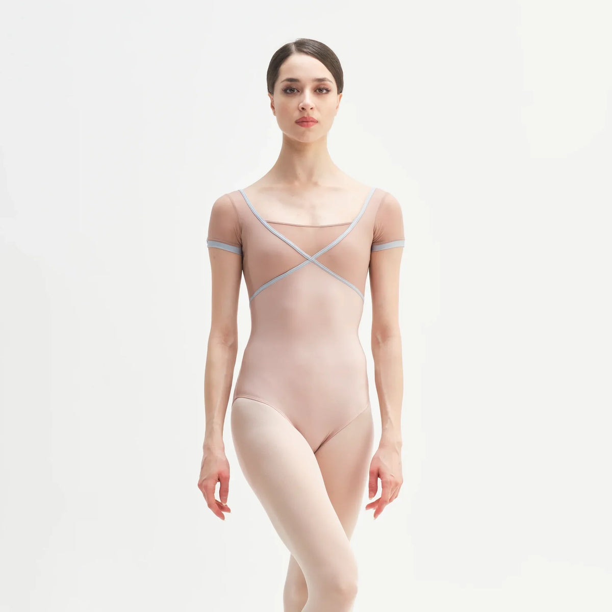 Girls Light Pink "PENELOPE" Ballet Onesies(KC17123-C2/L09+TP14+L76 - ROSE)
