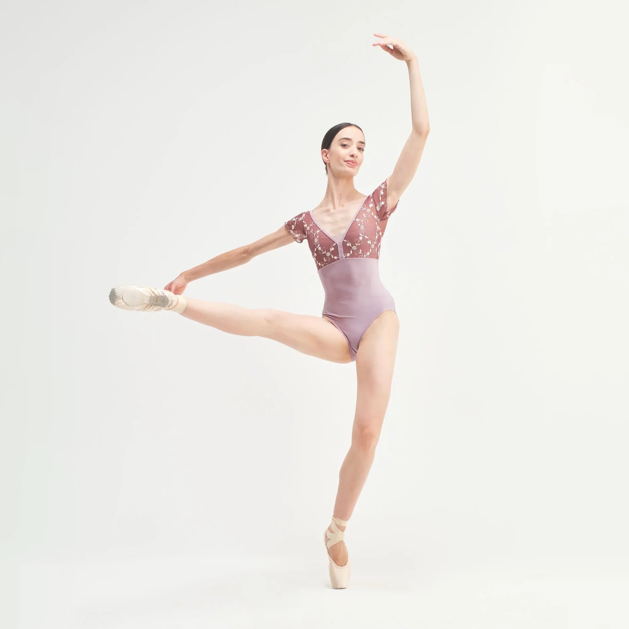 Women Pink "Dafne" Ballet Onesies(CD26074-1/L74+L09+TRD52)