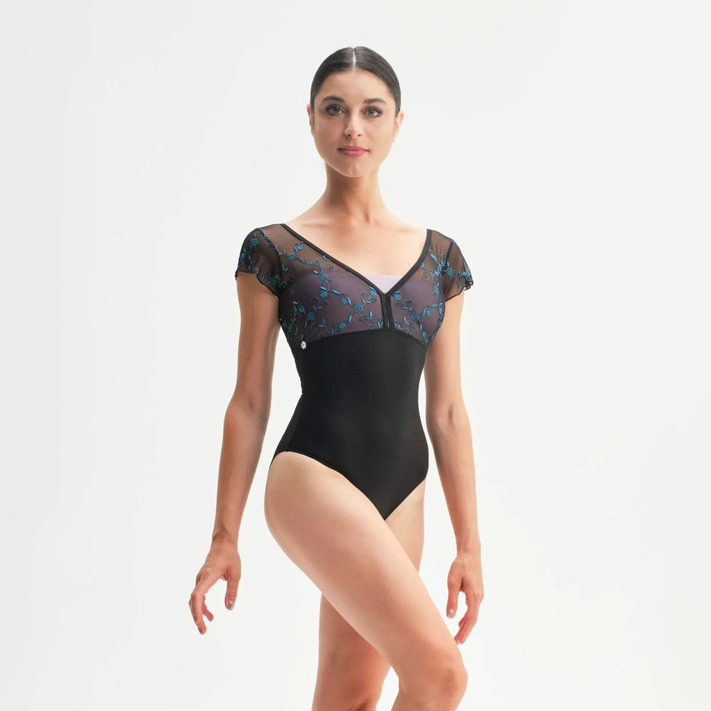 Women Black "Dafne" Ballet Onesies(CD26074-2/L13S+L74+TRD41)