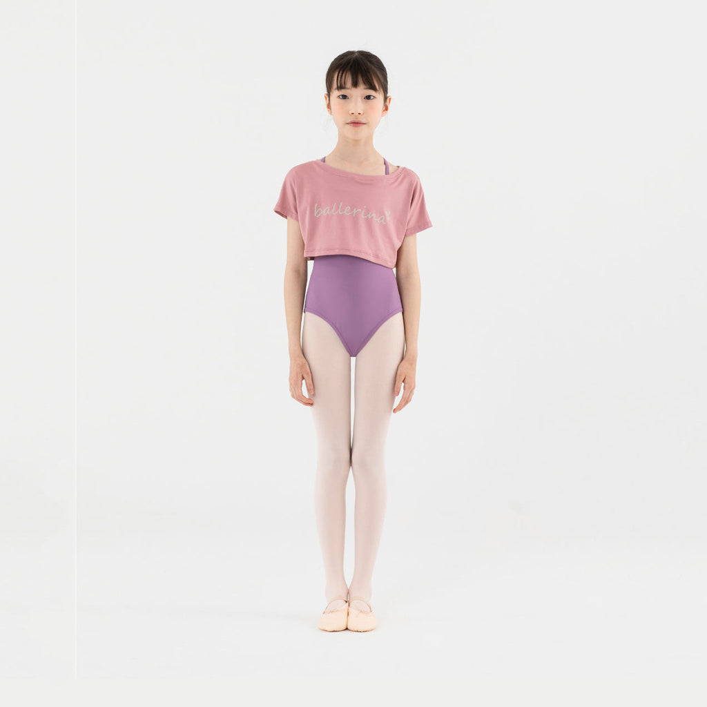 Girls Purple Ballet Onesies