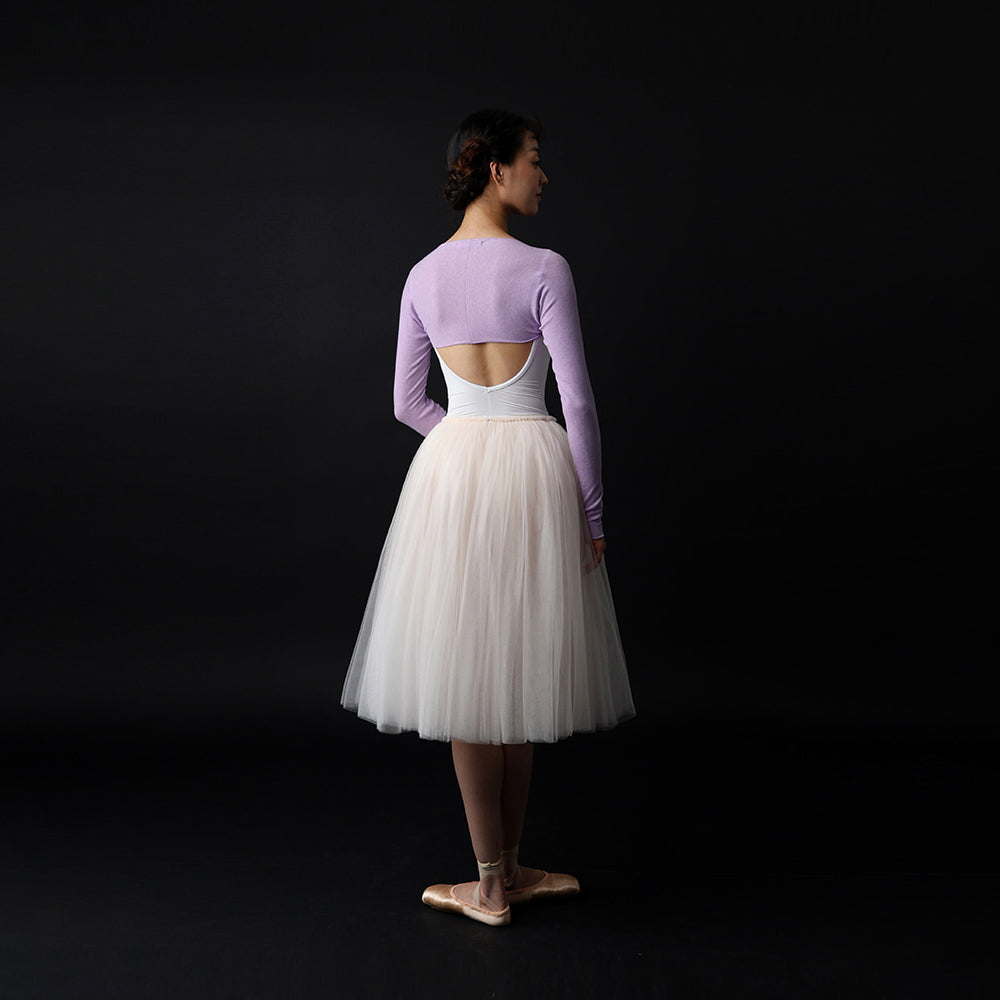 Women Lavender Ballet Shoulder Warmers(Elle Basics Shrug/LAVENDER)
