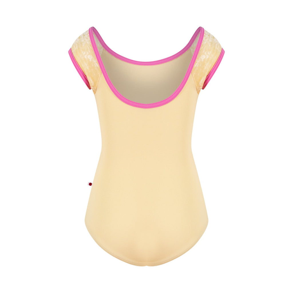 Girls Pale Yellow Ballet Onesies