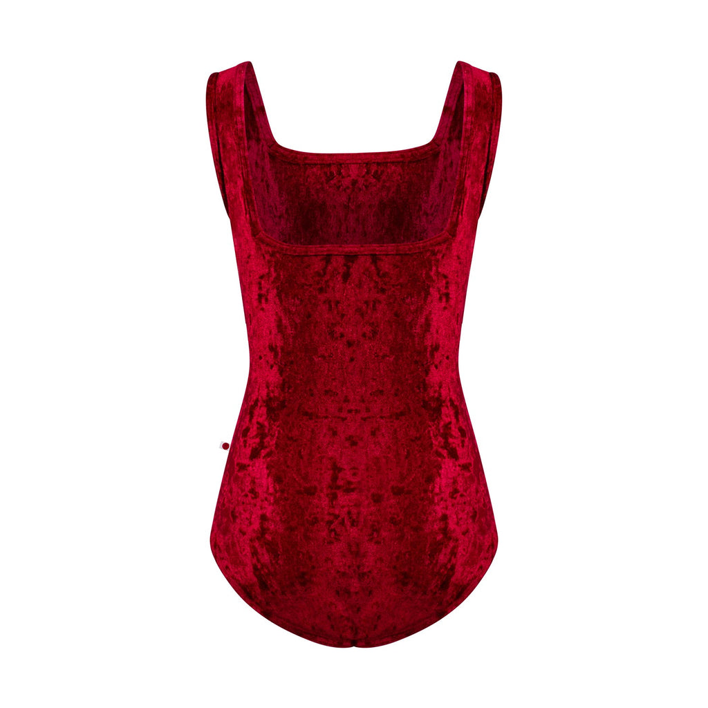 Girls Red"Marieke/CV-Dark Red/CV-Dark Red"Velvet Ballet Onesies