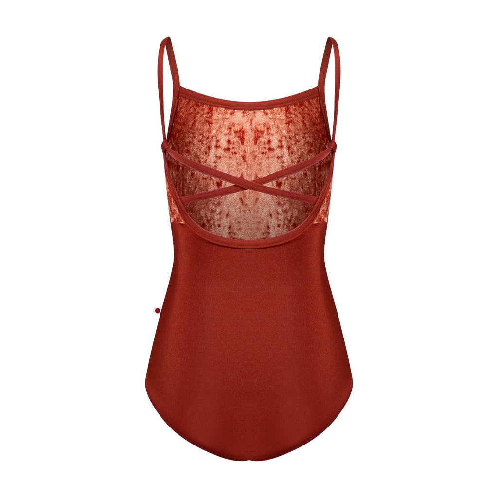 Girls Dark Red"Daniela/N-Bronze/CV-Amaretto/N-Bronze"Ballet Onesies