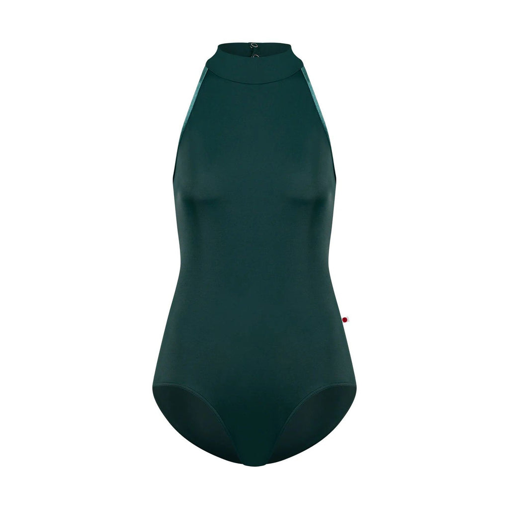 Women Dark Green "Noe/T-Kale/V-Orbit" Ballet Onesies