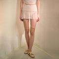 Women Pearl Blush "GRÈS" Ballet Tulle Skirt(253SK63DO/pearl blush)
