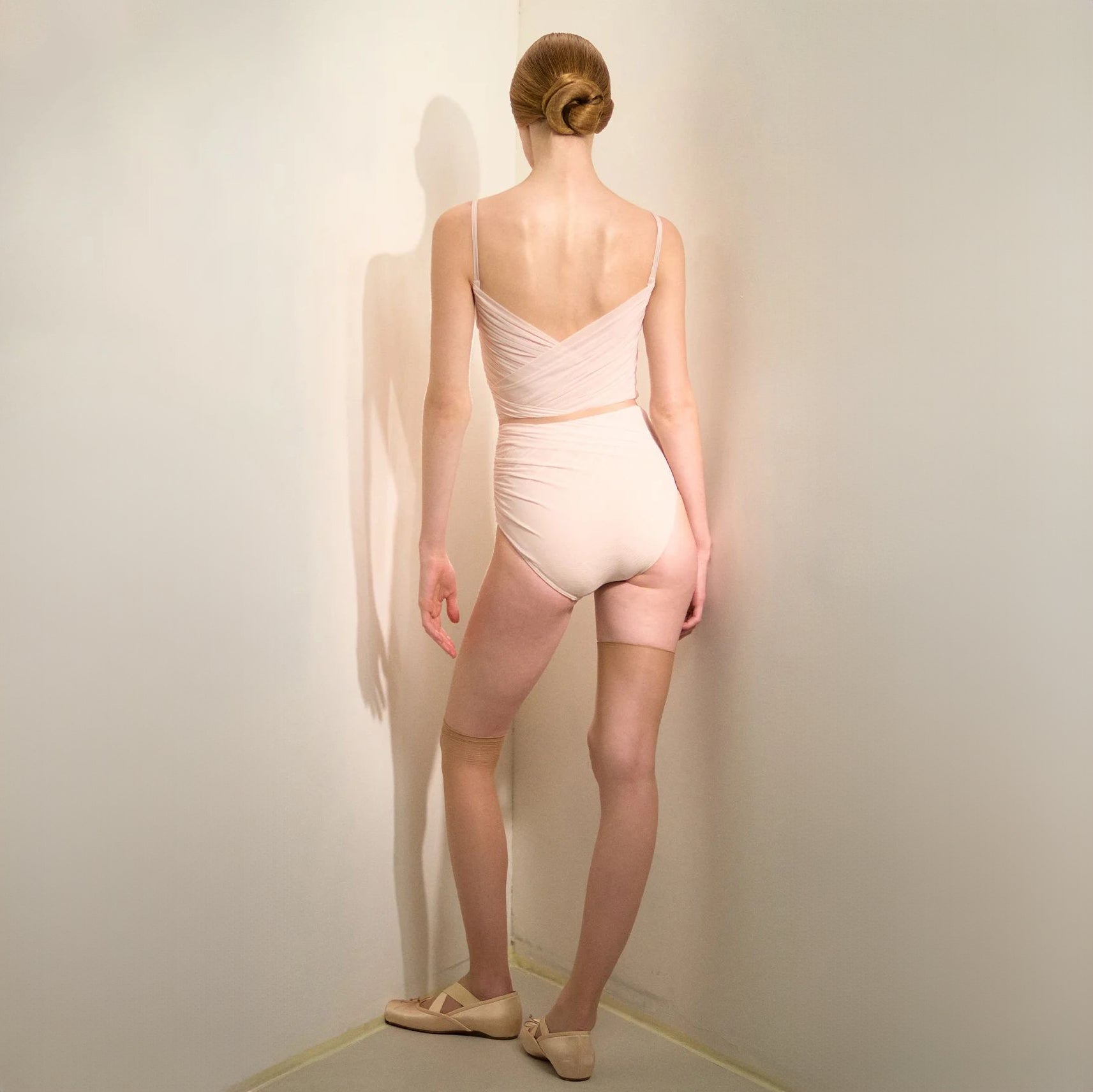 Women Pearl Blush "GRÈS" Ballet Onesies(253LE61VD/pearl blush)