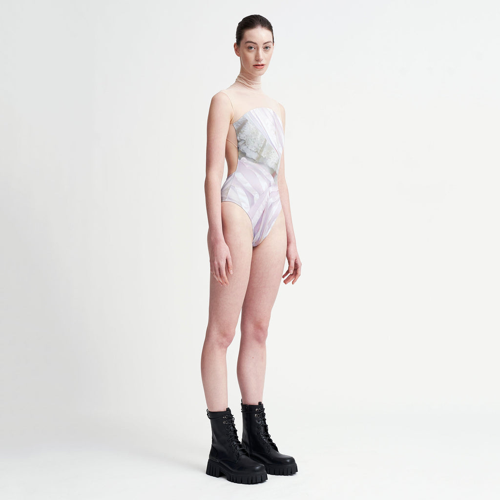 Girls Light Pink Ballet Onesies