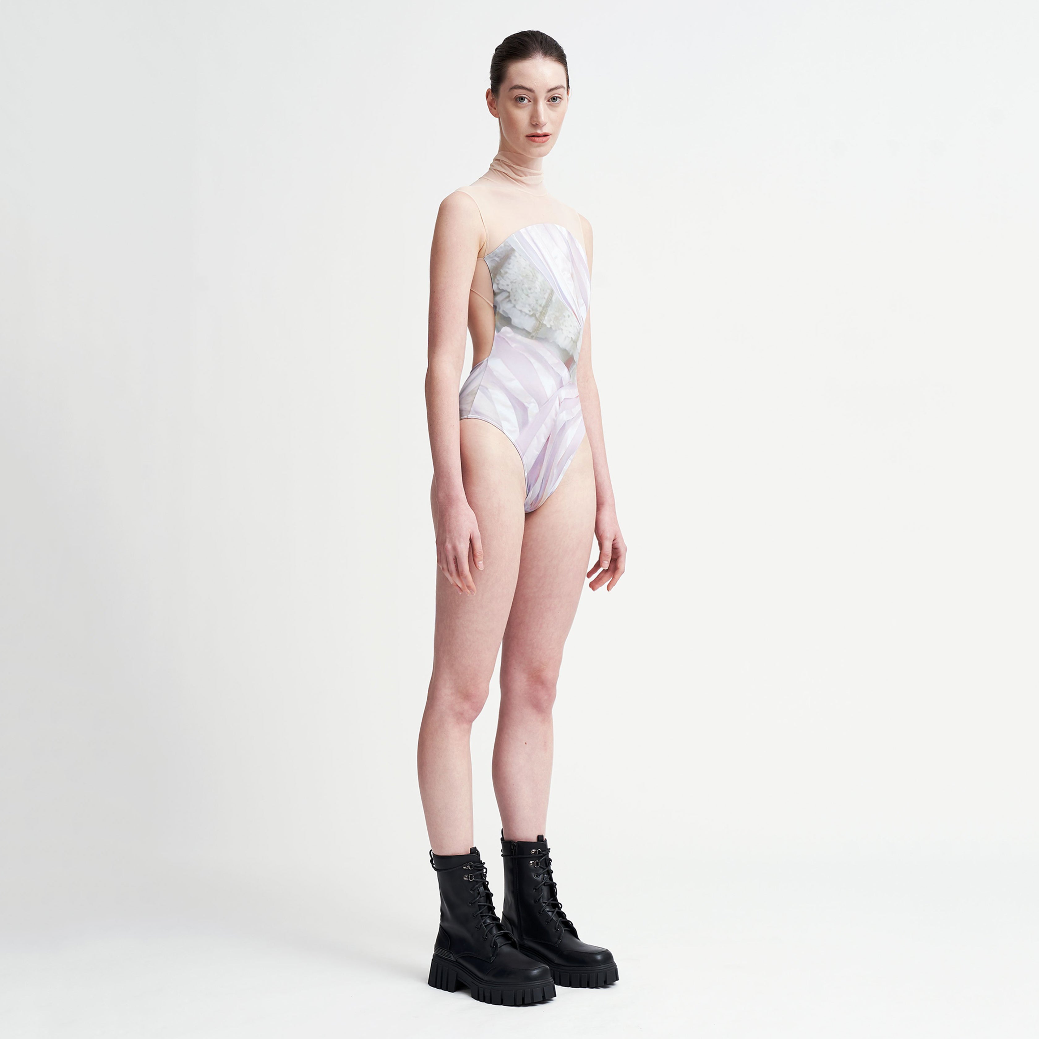 Girls Light Pink Ballet Onesies
