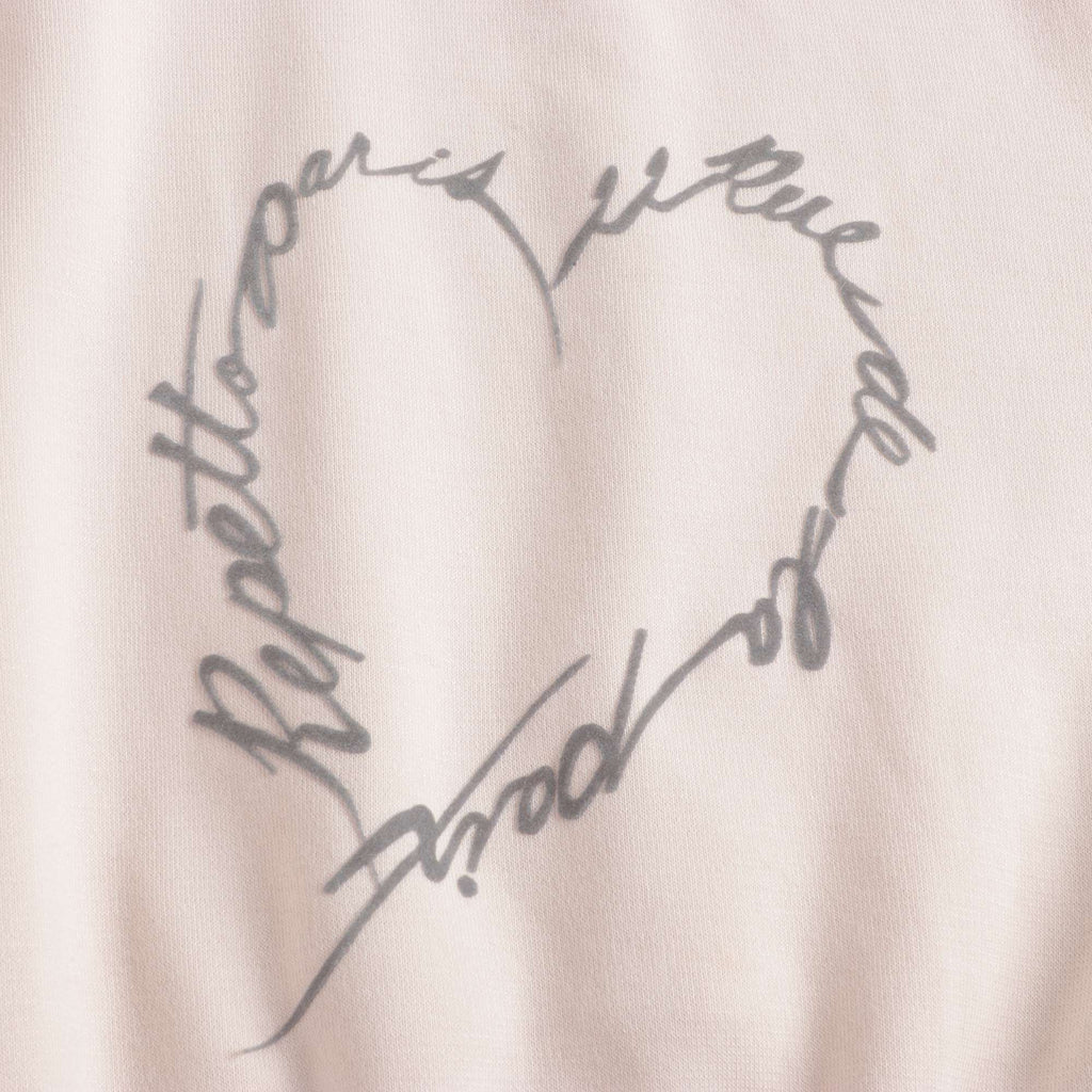 Girls Pink Cotton Sweatshirt